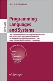 Tapa de Programming Languages and Systems
