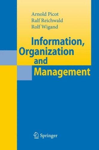 Tapa de Information, Organization and Management