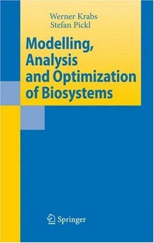 Tapa de Modelling, analysis and optimization of biosystems