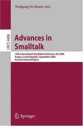 Tapa de Advances in Smalltalk