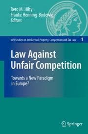Tapa de Law Against Unfair Competition