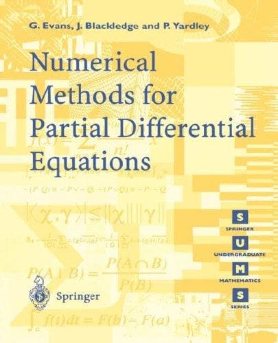 Tapa de Numerical Methods for Partial Differential Equations
