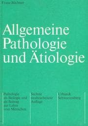 Tapa de Allgemeine Pathologie und Ätiologie