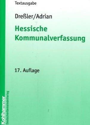 Tapa de Hessische Gemeindeordnung