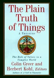 Tapa de The plain truth of things