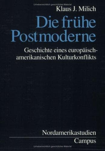 Tapa de Die frühe Postmoderne