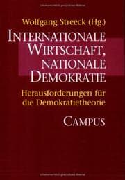 Tapa de Internationale Wirtschaft, nationale Demokratie