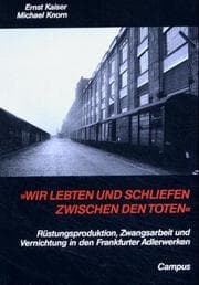 Tapa de "Wir lebten und schliefen zwischen den Toten"