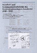 Tapa de Standort- und Kommandanturbefehle des Konzentrationslagers Auschwitz 1940-1945