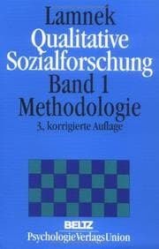 Tapa de Qualitative Sozialforschung, 2 Bde., Bd.1, Methodologie