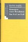 Tapa de Memoiren eines Moralisten / Das Exil im Exil