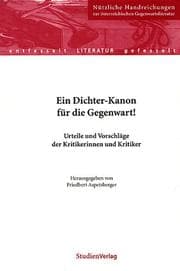 Tapa de Ein Dichter-Kanon für die Gegenwart!