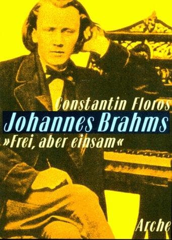 Tapa de Johannes Brahms, "frei aber einsam"