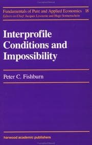 Tapa de Interprofile conditions and impossibility