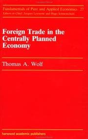 Tapa de Foreign trade in the centrally planned economy