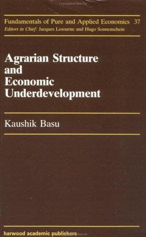 Tapa de Agrarian structure and economic underdevelopment