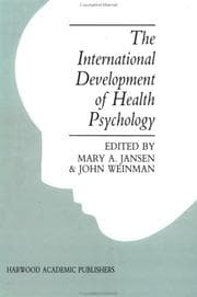 Tapa de The International development of health psychology