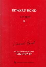 Tapa de Edward Bond Letters II (Contemporary Theatre Studies)
