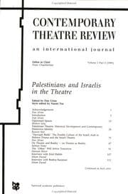 Tapa de Palestinians and Israelis in the Theatre