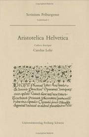 Tapa de Aristotelica Helvetica