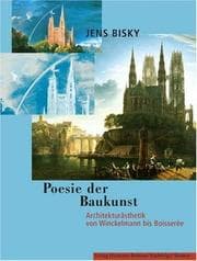 Tapa de Poesie der Baukunst
