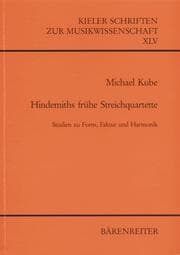 Tapa de Hindemiths frühe Streichquartette (1915-1923)