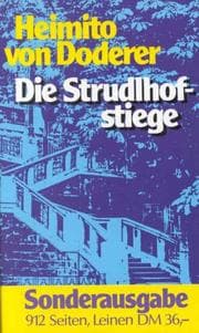 Tapa de Die Strudlhofstiege oder Melzer und die Tiefe der Jahre. Sonderausgabe