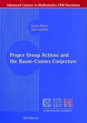Tapa de Proper group actions and the Baum-Connes  conjecture