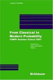 Tapa de From classical to modern probability