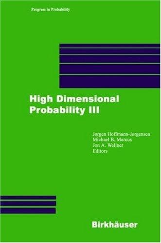 Tapa de High Dimensional Probability III (Progress in Probability)