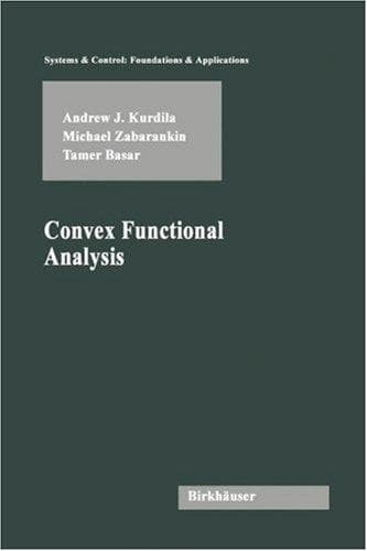 Tapa de Convex functional analysis