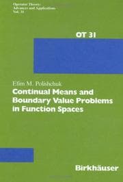 Tapa de Continual means and boundary value problems in function spaces