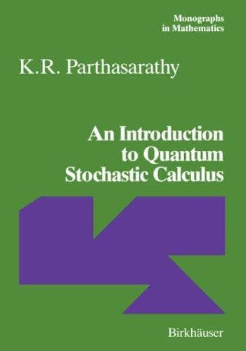 Tapa de An Introduction to Quantum Stochastic Calculus