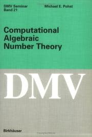 Tapa de Computational algebraic number theory