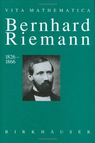 Tapa de Bernhard Riemann 1826-1866