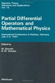 Tapa de Partial Differential Operators and Mathematical Physics