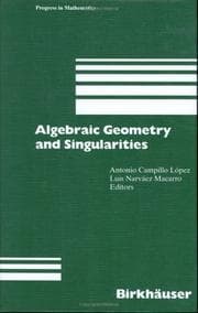 Tapa de Algebraic geometry and singularities