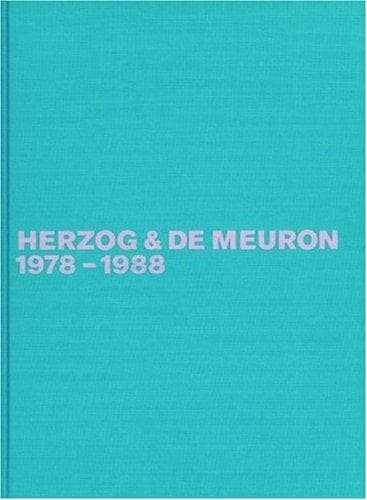 Tapa de Herzog & de Meuron 1978-1988
