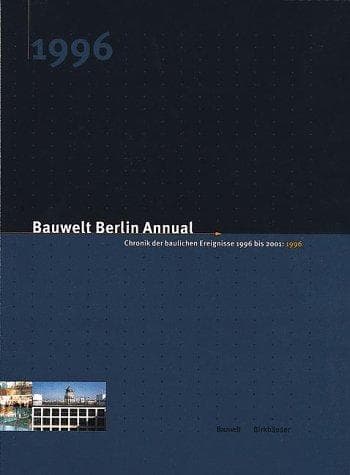 Tapa de Bauwelt Berlin Annual 1996