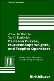 Tapa de Carleson curves, Muckenhoupt weights, and Toeplitz operators