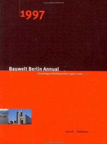 Tapa de Bauwelt Berlin Annual 1997