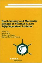 Tapa de Biochemistry and molecular biology of vitamin B6 and PQQ-dependent proteins