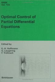 Tapa de Optimal control of partial differential equations
