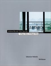 Tapa de Jérôme Brunet, Eric Saunier - Urban Sites / Urbane Orte