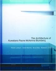 Tapa de The architecture of Kuwabara, Payne, McKenna, Blumberg