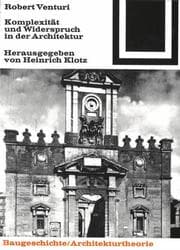 Tapa de Komplexität und Widerspruch in der Architektur (Bauwelt Fundamente)