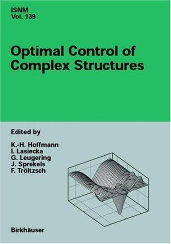 Tapa de Optimal Control of Complex Structures
