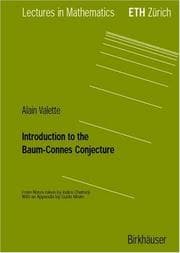 Tapa de Introduction to the Baum-Connes conjecture