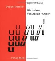 Tapa de Die Univers von Adrian Frutiger (Design-Klassiker (dt) (Birkhäuser))
