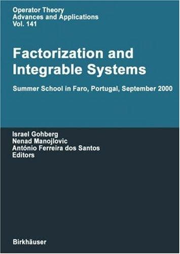 Tapa de Factorization and integrable systems